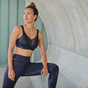 Anita Air Control Wireless Sports Bra Blue Iris