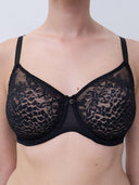 Chantelle Maris Lace Underwire Bra Black