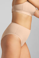 Siella Organic Cotton High Waisted Panty Beige