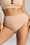 Siella Organic Cotton High Waisted Panty Beige