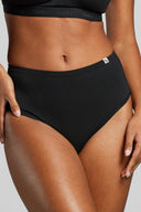 Siella Organic Cotton High Waisted Panty Black
