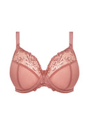 Elomi Teagan Underwire Plunge Bra Ash Rose