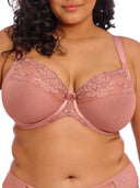 Elomi Teagan Underwire Plunge Bra Ash Rose