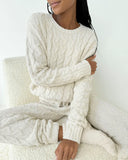 Splendid Cable Knit Lounge Set