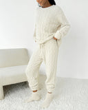 Splendid Cable Knit Lounge Set