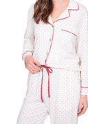 Latte Love Cream Dots PJ Set