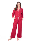 Latte Love Jester Red PJ Set