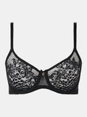 Chantelle Maris Lace Underwire Bra Black