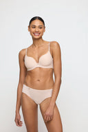Marie Jo Tom Padded Heart Shape Tshirt Bra Nude