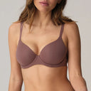 Marie Jo Louie Tshirt Bra Satin Taupe