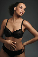 Rosa Faia Bobette Underwire Bra Black