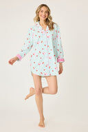 PJ Salvage Ma Cherie Flannel Nightshirt