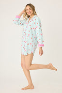 PJ Salvage Ma Cherie Flannel Nightshirt