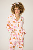 PJ Salvage Brunch Club Flannel PJ Set