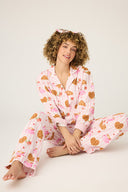PJ Salvage Brunch Club Flannel PJ Set