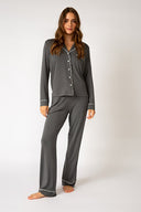 PJ Salvage Modal PJ Set Charcoal