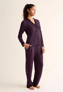 Fleurt Tuxedo PJ Set Vino