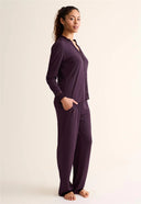 Fleurt Tuxedo PJ Set Vino