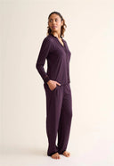 Fleurt Tuxedo PJ Set Vino