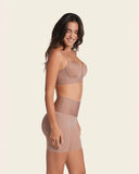 Leonisa Stay in Place Seamless Slip Short Light Brown