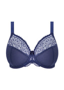 Elomi Tiernie Underwire Plunge Bra Denim Blue