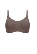 Amoena Wave Pure Wireless Bra Deep Taupe