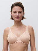 Chantelle Norah Comfort Flex Fit Underwire Bra Rose Nude