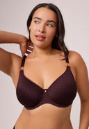 Montelle Sublime Spacer Underwire Tshirt Bra Fudge