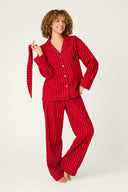 PJ Salvage Icon Flannel PJ Set Lipstick