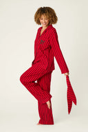 PJ Salvage Icon Flannel PJ Set Lipstick