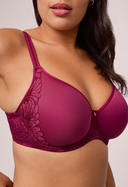 Montelle Vixen Sublime Spacer Underwire Tshirt Bra Dark Cherry