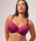 Montelle Vixen Sublime Spacer Underwire Tshirt Bra Dark Cherry