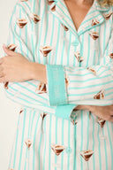 PJ Salvage Night Shirt Pool Blue