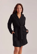 Fleurt Cozy Robe Black