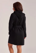 Fleurt Cozy Robe Black