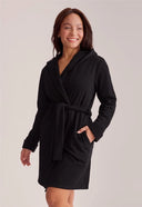 Fleurt Cozy Robe Black