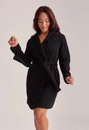 Fleurt Cozy Robe Black