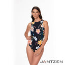 Jantzen Blooming Flowers Farrah One Piece Swimsuit