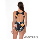 Jantzen Blooming Flowers Farrah One Piece Swimsuit