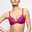 Marie Jo Odilly Underwire Padded Heart Shape Bra Wild Rose