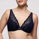 Prima Donna Salerno Underwire Plunge Bra Midnight Blue