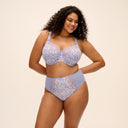 Elomi Morgan Full Cup Underwire Bra Blue Leopard