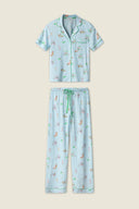 PJ Salvage Whimsy PJ Set Light Blue