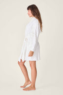 PJ Salvage Chenille Cable Knit Robe Ivory