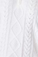 PJ Salvage Chenille Cable Knit Robe Ivory