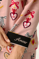 PJ Salvage Flannel PJ Set Iced Rose